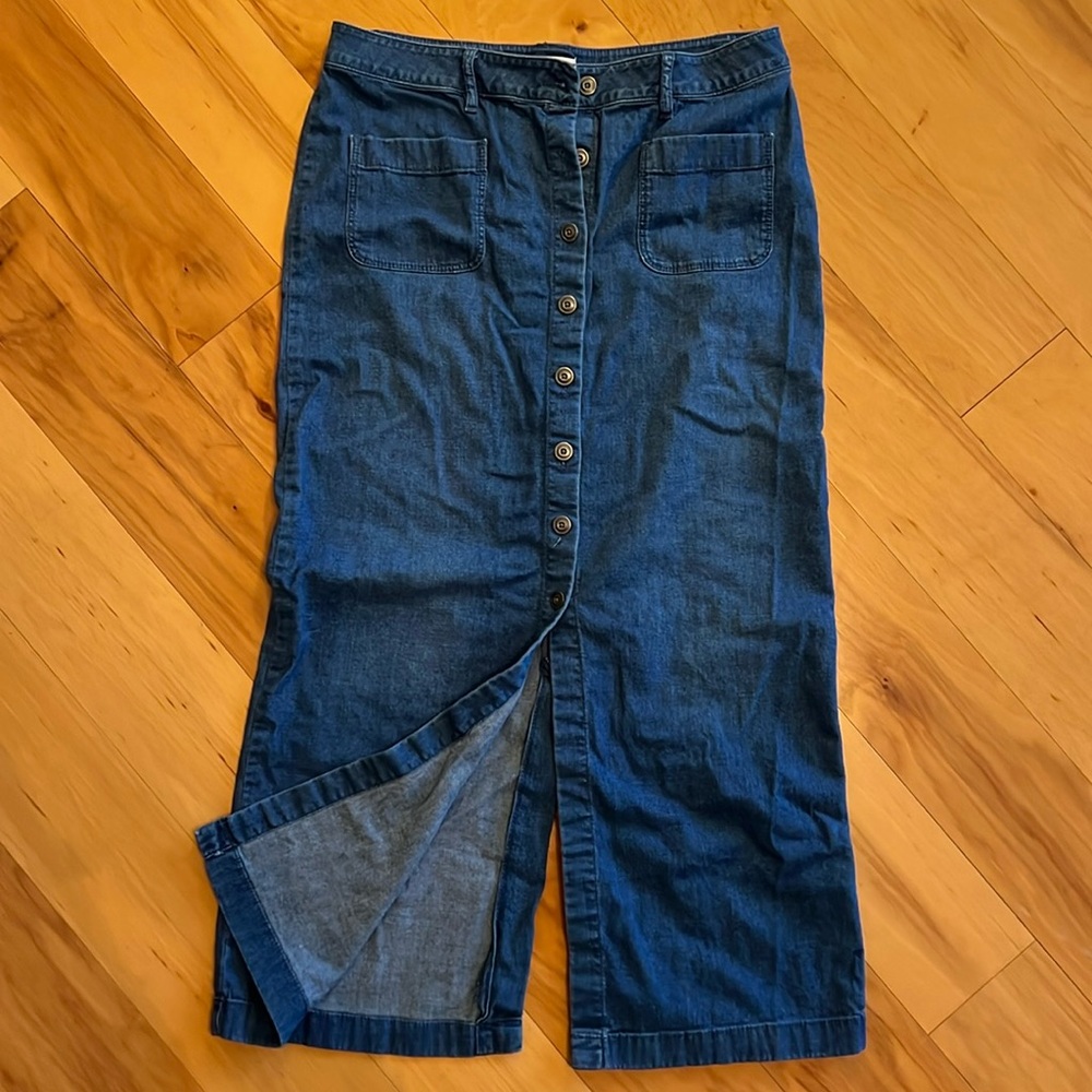 Long Jean skirt